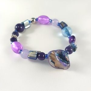 Blue and Purple Bracelet